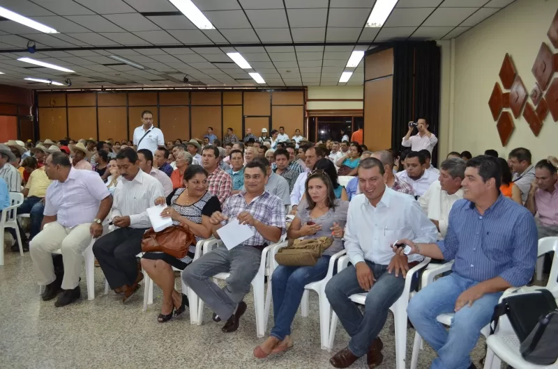 Los ganaderos y distintos sectores productivos del campo se hicieron presentes en el centro de convenciones los libertadores de Arauca.