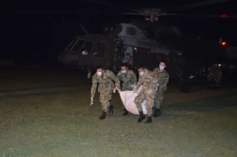 Durante dos meses miembros de la Policía Nacional realizaron inteligencia sobre el grupo de guerrilleros que murieron en un bombardeo de la Fuerza Aérea en un campamento de las Farc en la zona rural de Arauquita.