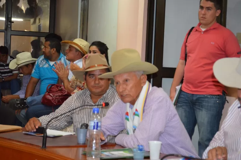 En la reunión también estuvieron presentes ganaderos del piedemonte araucano.