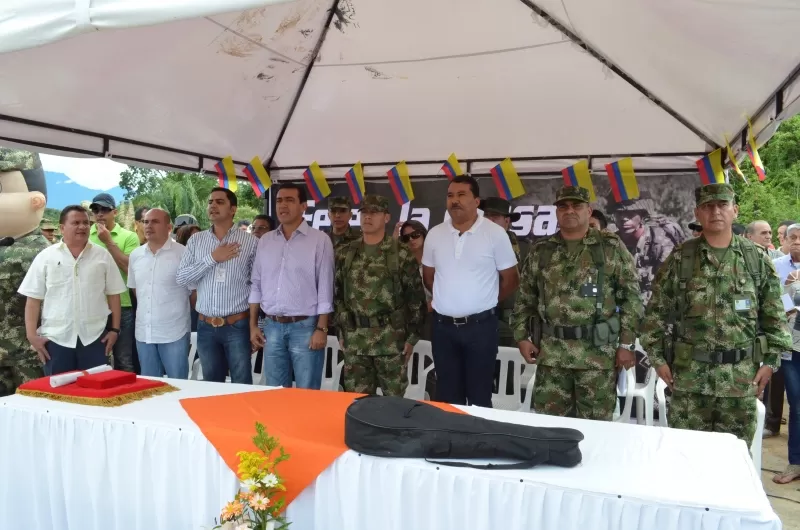 En el acto protocolario estuvieron las autoridades del departamento de Arauca y el municipio de Tame.