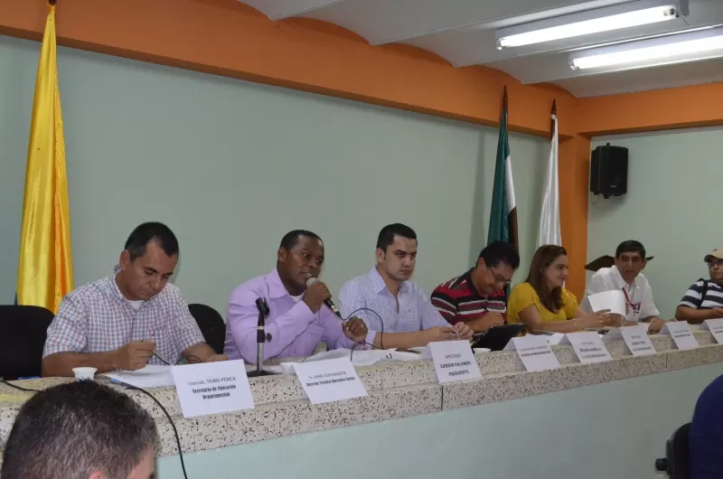Asamblea de Arauca en sesión descentralizada en el municipio de Arauquita, este jueves 18 de julio de 2013.