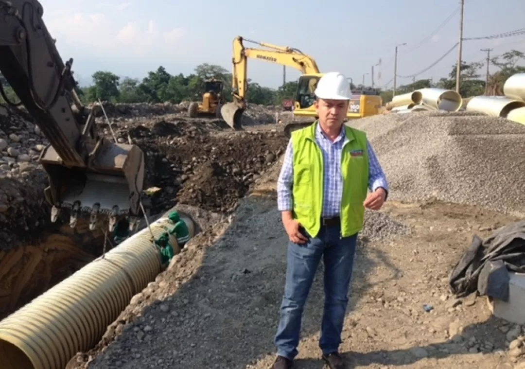Secretario de Infraestructura Wilson López Bogotá, confirmó que las obras del Anillo Vial avanzan a buen ritmo alcanzando un porcentaje de ejecución cercano al 70 por ciento.