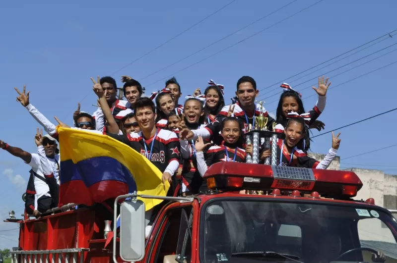 Los porrista del grupo Puma llegaron victoriosos a la ciudad de Arauca, ganaron Suramericano de Porristas en Venezuela.
