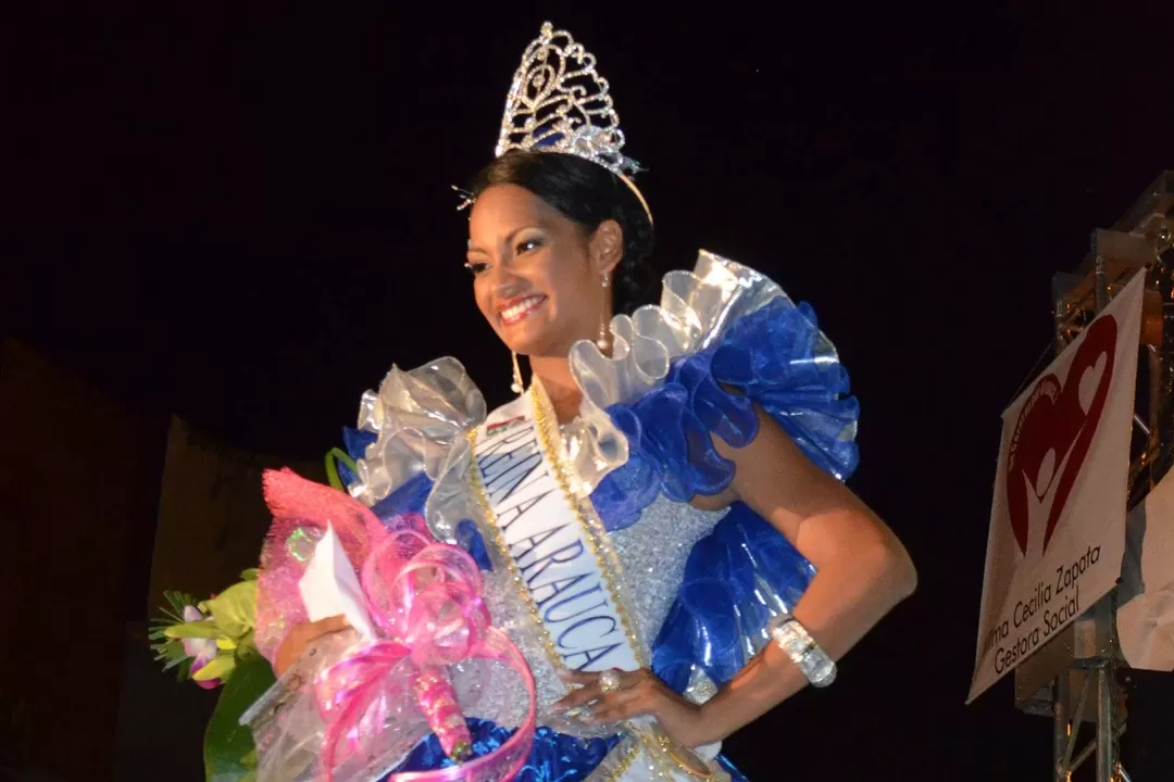 Glendy Stephania Velasco Marín, fue elegida señorita Arauca, representará al municipio en el Reinado Internacional del Joropo.