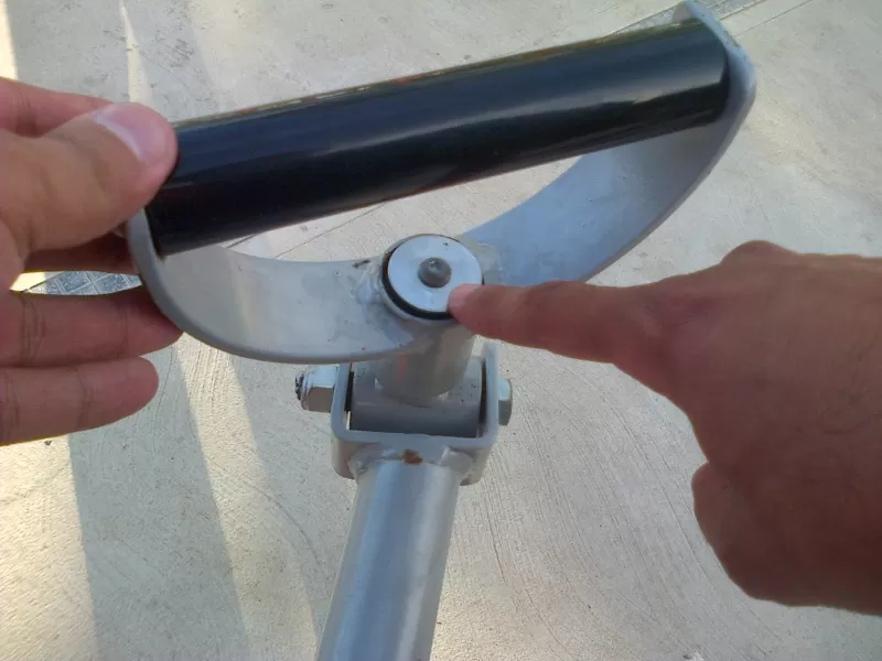 Maquina del gimnasio para discapacitados.