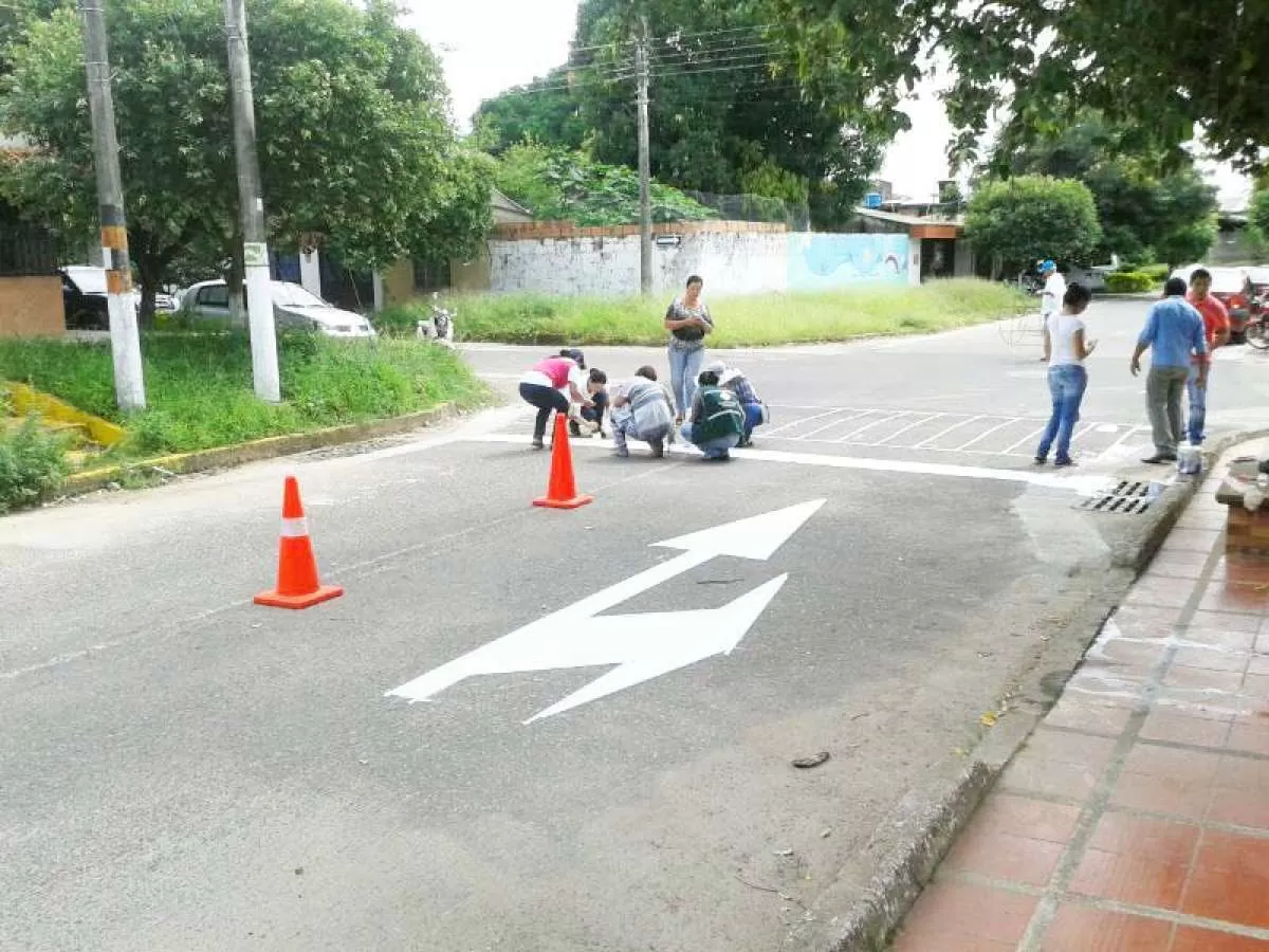Señalización en Aguazul, Casanare.