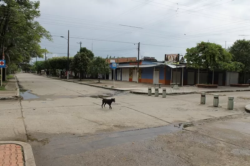 Soledad en el centro de Arauquita.