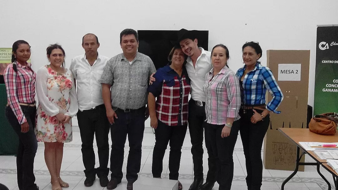 La nueva Junta Directiva y Revisor Fiscal de la Cámara de Comercio de Arauca, elegidos con un total de 82 votos válidos de 131 habilitados según el censo electoral.