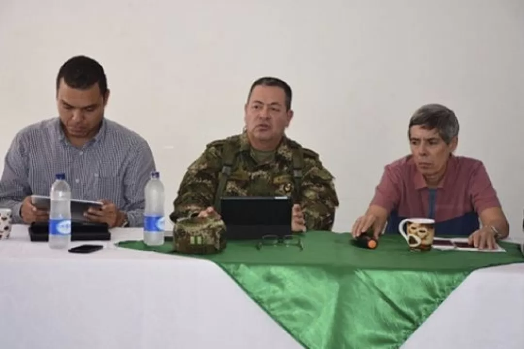En Consejo de Seguridad adelantado en el municipio de Mapiripán se tomaron medidas para la judicialización de las bandas criminales.