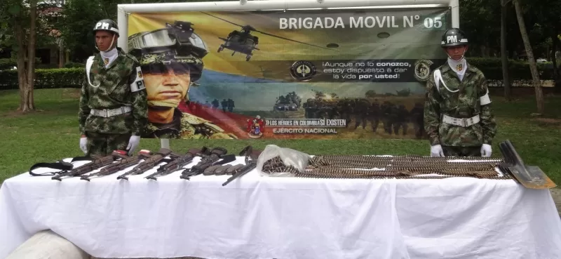 Lo que encontraron las autoridades luego del bombardeo al campamento de la columna \