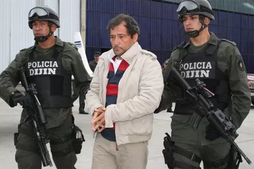 El jefe del grupo paramilitar Vencedores de Arauca Miguel Ángel Mejía Múnera 