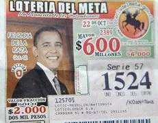 <p><em>Billete de loteria del Meta</em></p>