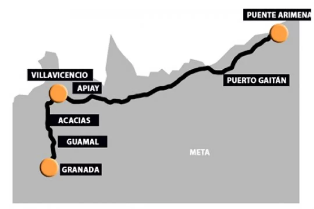Socializarán proyecto de vías que tiene una longitud de 325 km y un costo estimado de 1,26 billones de pesos en el Meta