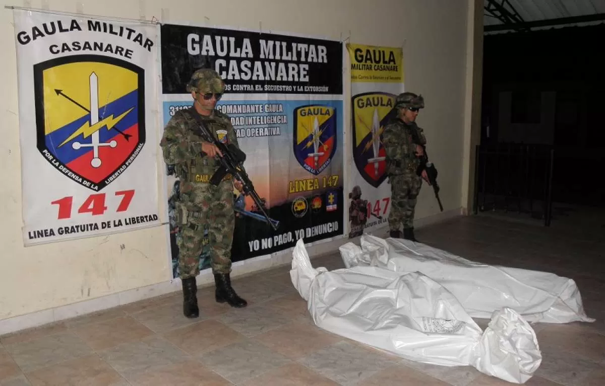 Dos guerrilleros del ELN murieron al enfrentarse al Gaula del Ejército en Pore, Casanare.