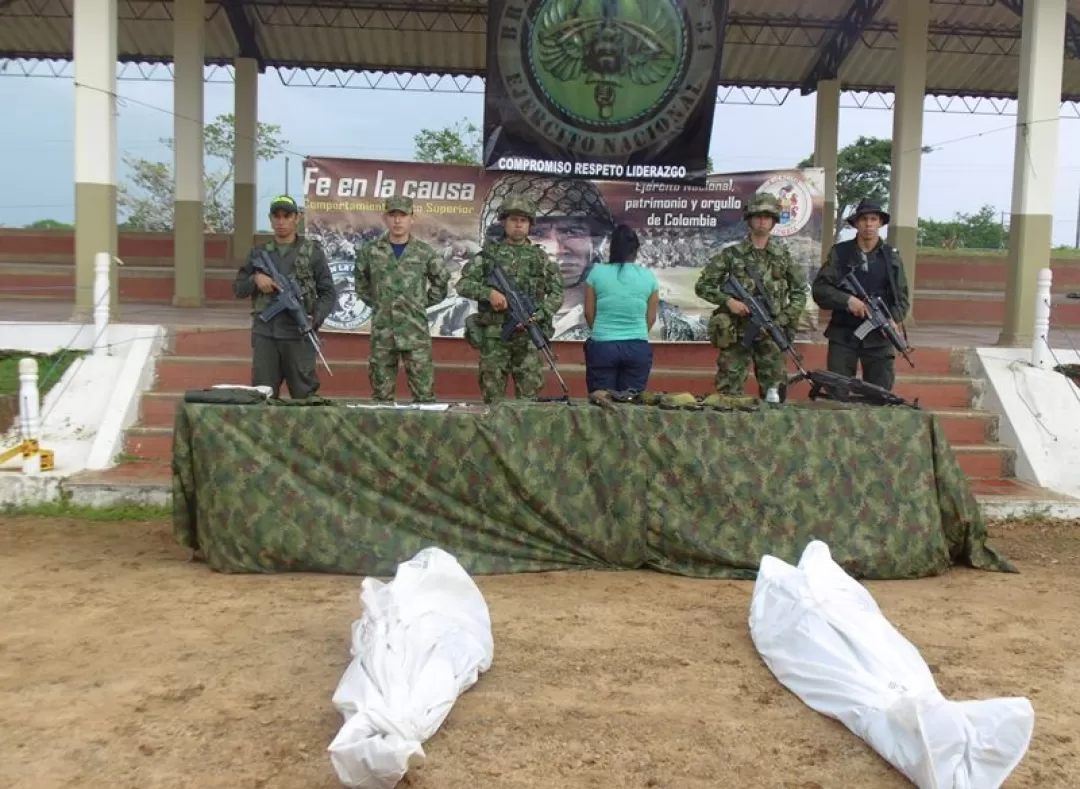En zona rural de Tame fue muerto en combates con el Ejército Nacional, alias Libardo Monón, jefe de finanzas del frente 28 de las Farc.