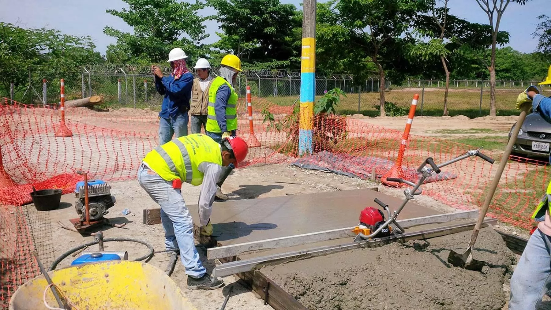 Iniciaron pavimentación en los barrios Arauco y Américas de Arauca