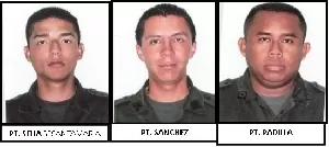 <p><em>Policias muertos en Arauquita.</em></p>