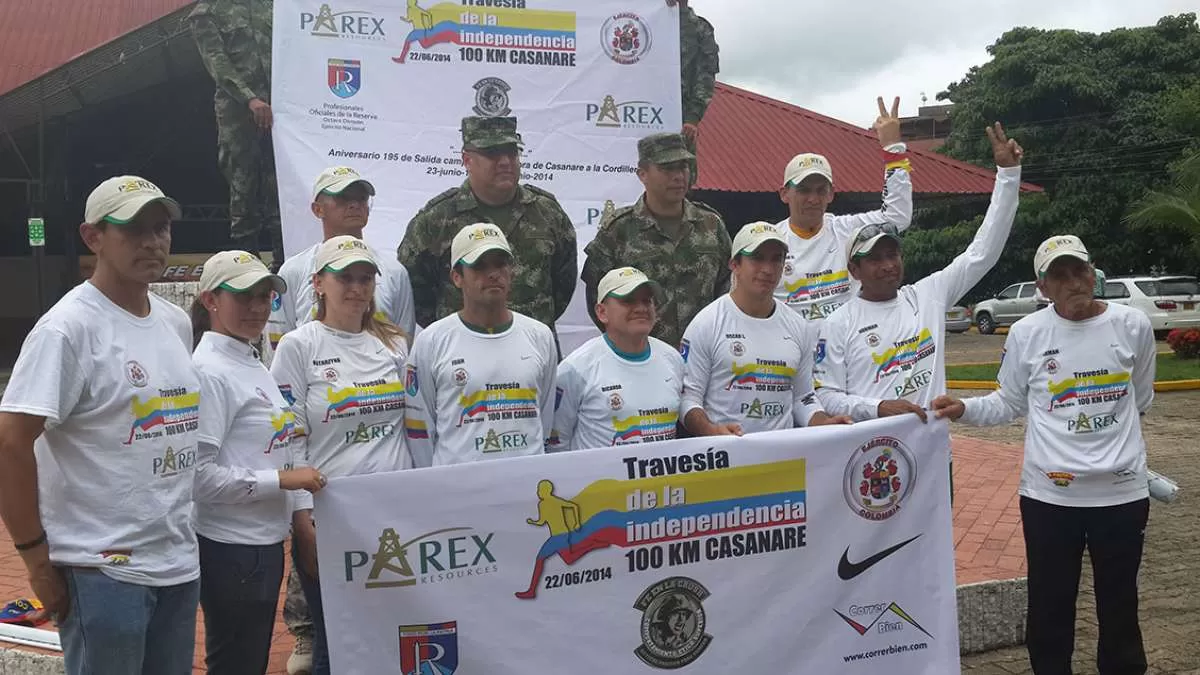 Nueve atletas participaron en la Travesía de la Independencia que se desarrolló en el municipio de Pore, Casanare.