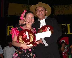 Jose Oviedo y Dayana Herrera ganadores de la Sexta versión Festival Internacional de Bailadores Reyes del Joropo.