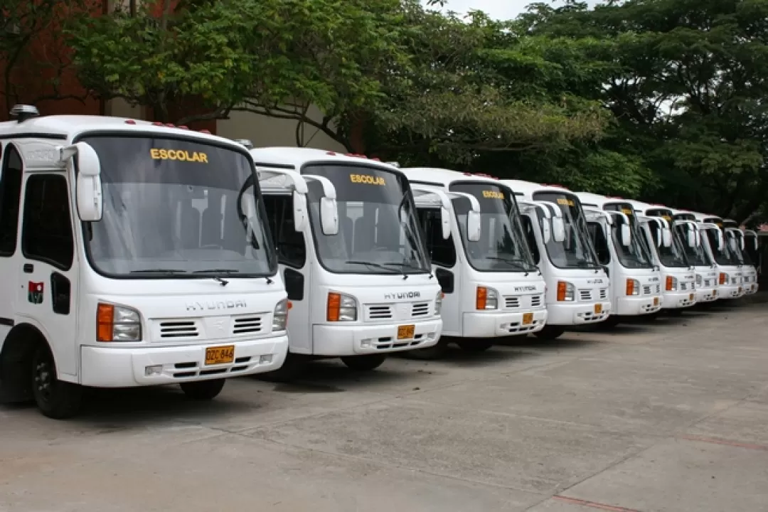 A partir del 26 de enero estudiantes de Arauca tendrán servicio de transporte escolar.
