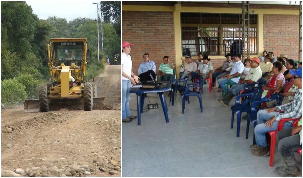 Comunidad de Corocito conoció proyecto de recuperación y pavimentación de la Central del Llano