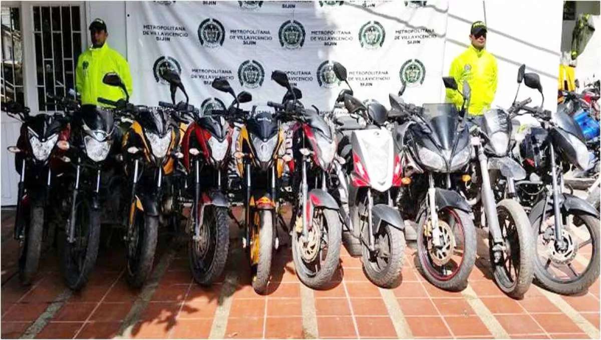 En un 14e redujo el hurto a motocicletas en Villavicencio, reportó la Policía Metropolitana