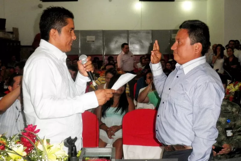 El presidente de la nueva mesa directiva dle concejo de Yopal, Casanare,   Libardo Carreño Fernández tomó posesión.