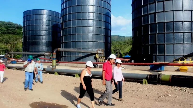 Dirigentes comunales de Yopal visitan la Planta Modular de agua potable que se construye en la vereda La Vega del Corregimiento de El Morro.