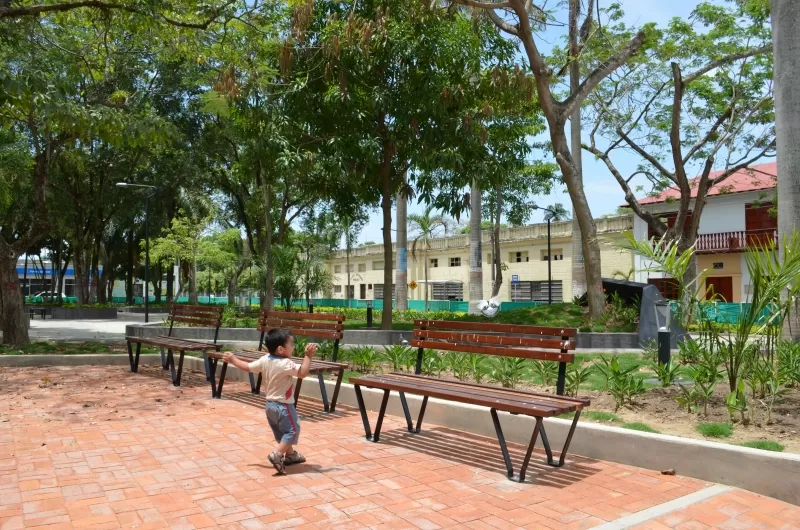 Vista desde la calle 21.