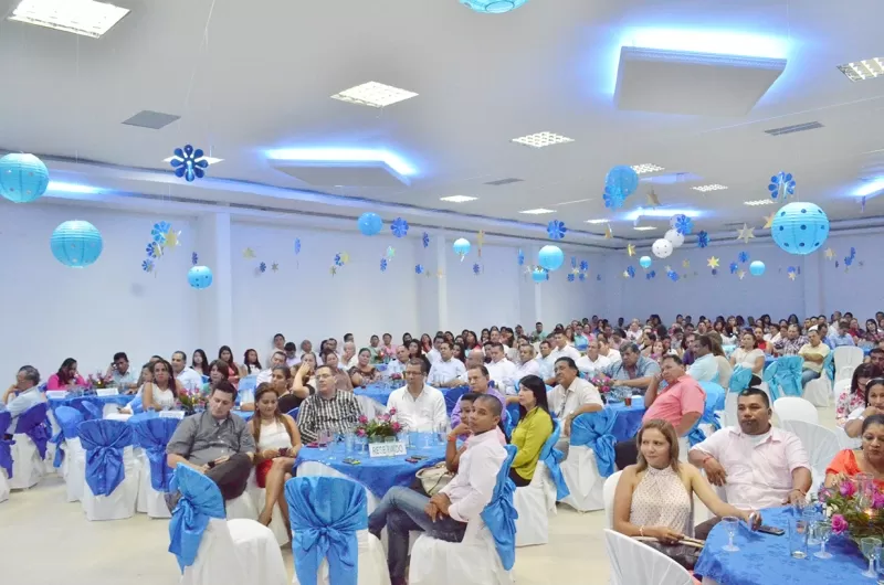 Los asistentes a la celebración.