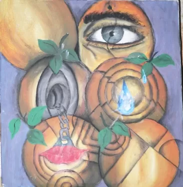 El Sabor, Vinilo sobre lienzo, Edinson Noguera Murillo, Arauca.
