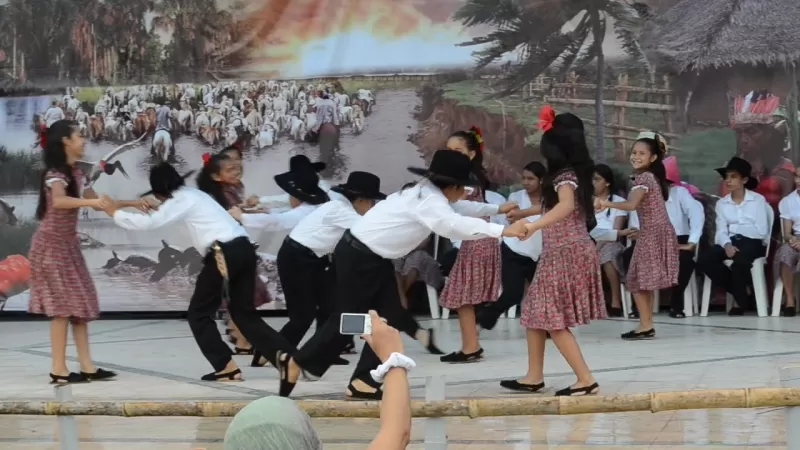 En la categoría baile tradicional del joropo lo ocupó el grupo Llano y mastranto de Saravena.