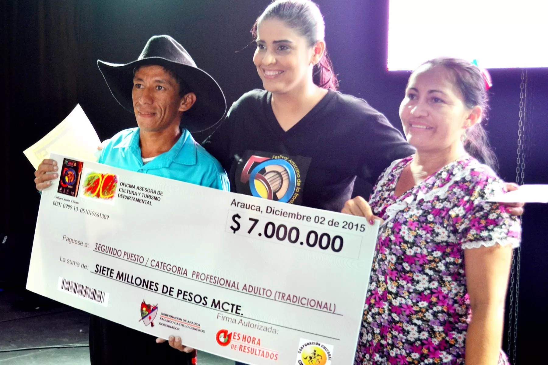 Herederos del Caracaral, segundo lugar.