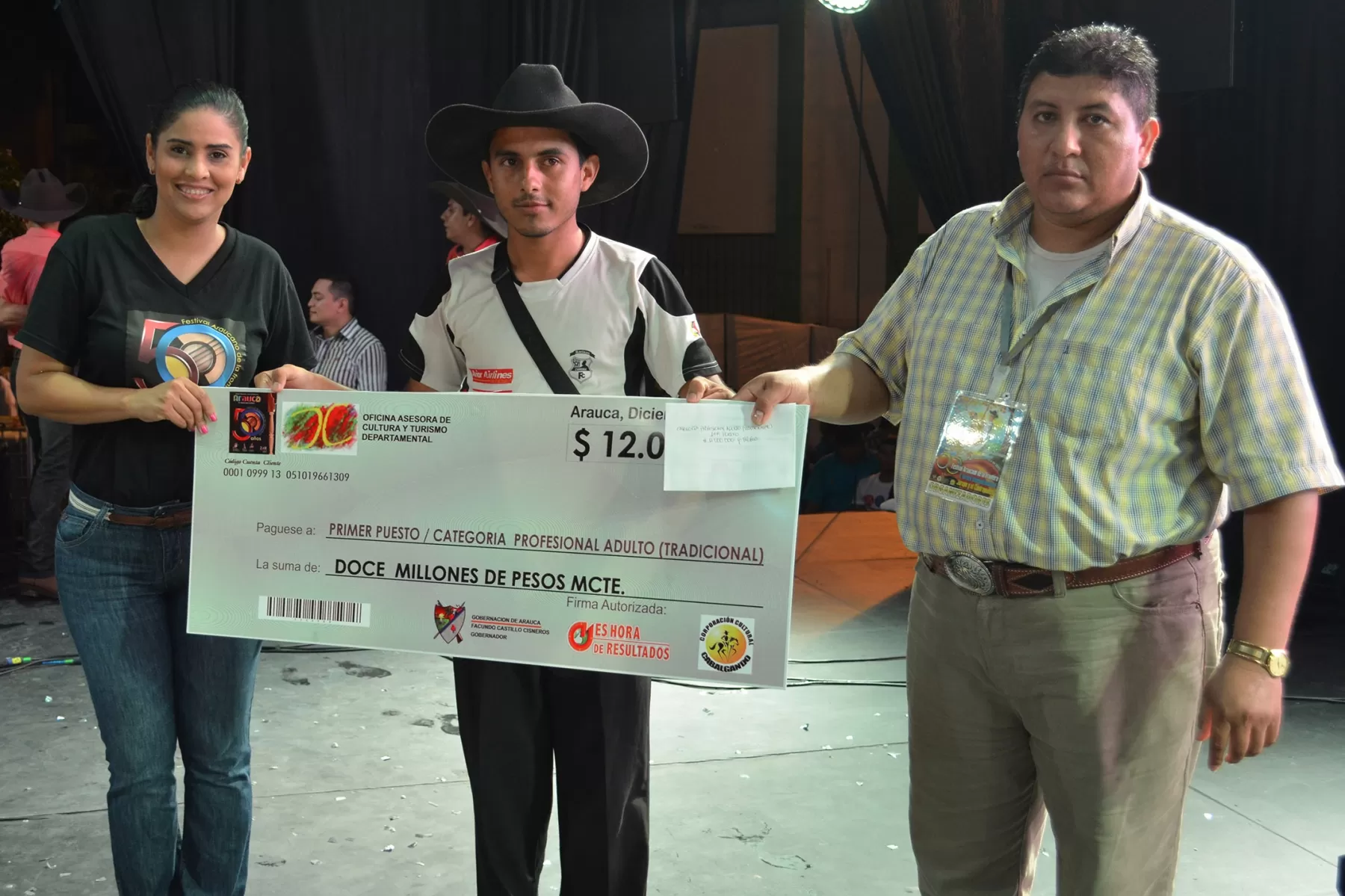 Grupo El Repique, primer lugar.