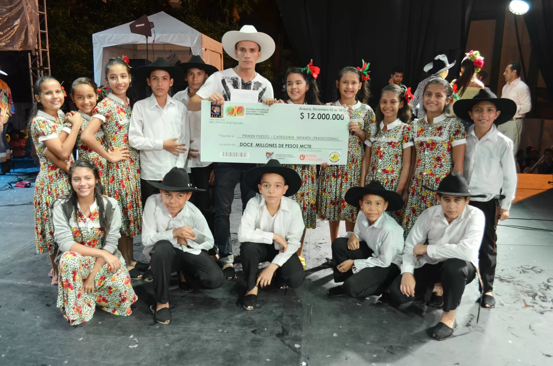 Sabana y Mastranto de Saravena, primer lugar.