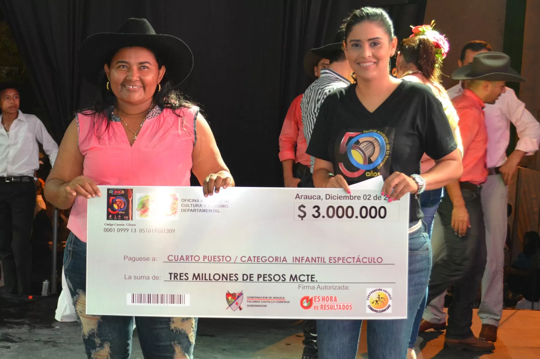 Esencia Llanera, cuarto puesto.