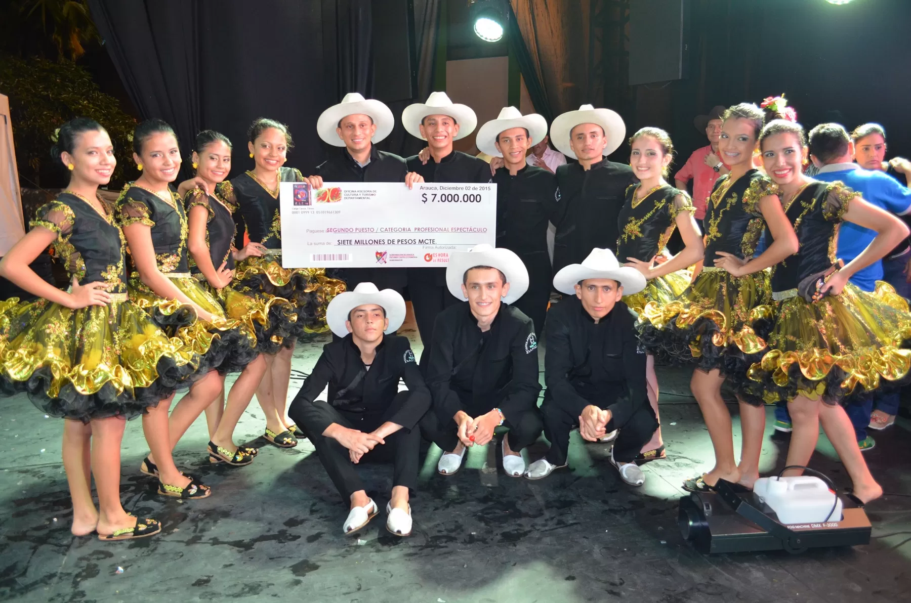 Corporación Danzat de Villavicencio, Meta,  segundo lugar .