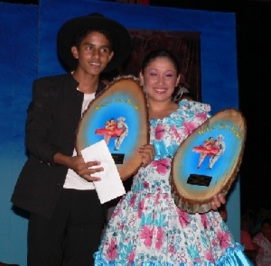 Hussein Hernández y Liliana Moreno, de Tame, llegaron al segundo lugar en la categoría Reyes Del Joropo.