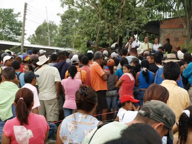 Invasión a lote de las playitas en Arauca.