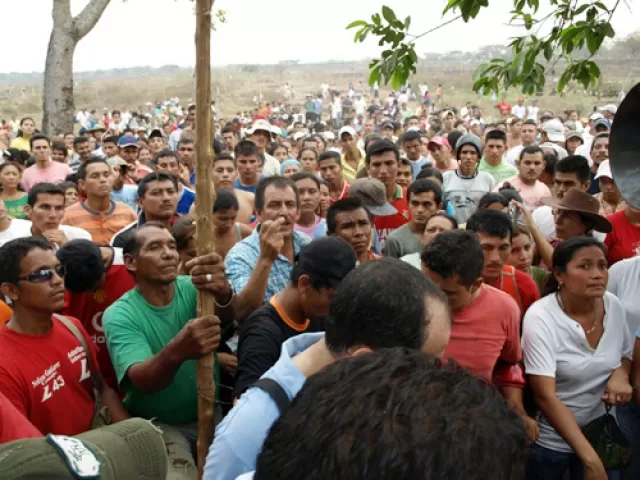 Invasión a lote de las playitas en Arauca.