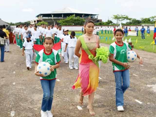 Inaguración del campeonato nacional división C fase clasificatoria zonal Arauca - Boyaca.