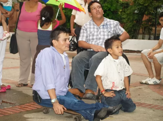 El concejal Griselio Palacios Tarazona, conocido comunmente en Arauca como patineta, dijo que trabajara en el Concejo por la población discapacitada de Arauca.