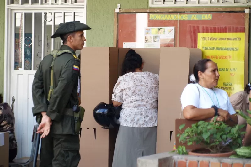 La fuerza pública presta seguridad en todos los puestos de votación del departamento de Arauca.