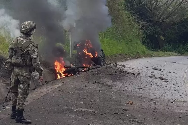 Dos personas muertas y cuatro heridas en atentado al Ejército Nacional en Paz de Ariporo, Casanare.