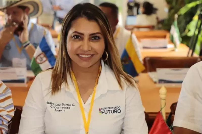 Indira Barrios Guarnizo es retirada de su cargo como gobernadora encargada de Arauca por supuesto abandono de cargo.