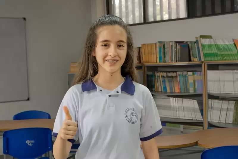 Ángela Sofía Romero Barón, de Saravena, Arauca seleccionada en el programa Ella es Astronauta de Ecopetrol