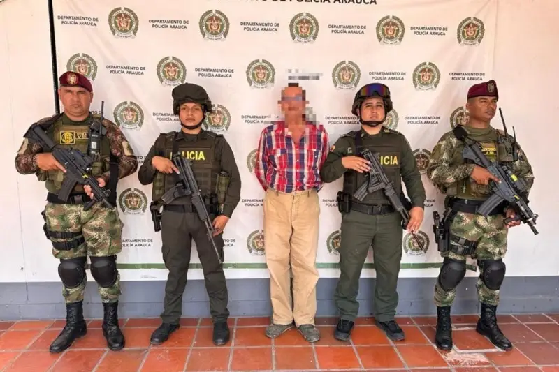 Capturado alias Muelas en Saravena, Arauca, presunto integrante del ELN.
