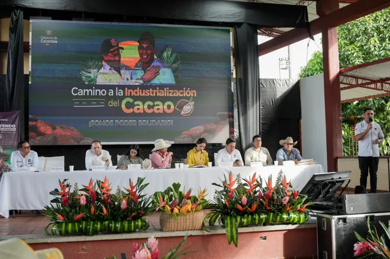 El presidente Gustavo Petro entregó cuatro centros de acopio y estandarización de cacao en Arauca y Boyacá.