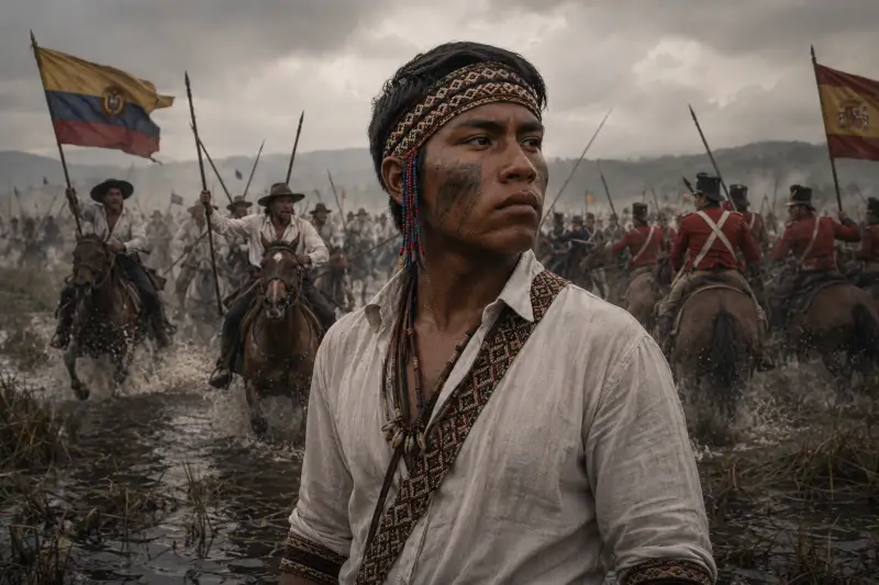 Héroe indígena Guahibo de la Batalla del Pantano de Vargas 