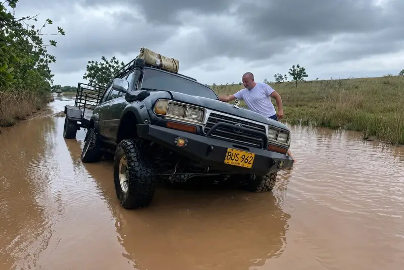 Este panorama se repite por las vías del departamento fronterizo